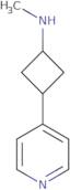 N-Methyl-3-(pyridin-4-yl)cyclobutan-1-amine