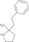 2-Methyl-2-(2-phenylethyl)pyrrolidine