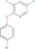 2-(4-Bromophenoxy)-5-chloro-3-fluoropyridine