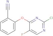 2-[(2-Chloro-5-fluoropyrimidin-4-yl)oxy]benzonitrile