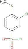 3-Chloro-4-(methylsulfanyl)benzene-1-sulfonyl chloride