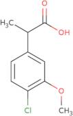 2-(4-Chloro-3-methoxyphenyl)propanoic acid