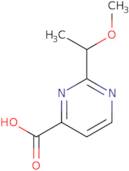 2-(1-Methoxyethyl)pyrimidine-4-carboxylic acid