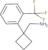 {1-[2-(Trifluoromethyl)phenyl]cyclobutyl}methanamine