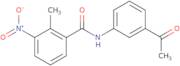 N-(3-Acetylphenyl)-2-methyl-3-nitrobenzamide