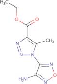 Ethyl 1-(4-amino-1,2,5-oxadiazol-3-yl)-5-methyl-1H-1,2,3-triazole-4-carboxylate