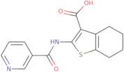 2-(Pyridine-3-amido)-4,5,6,7-tetrahydro-1-benzothiophene-3-carboxylic acid