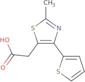 2-[2-Methyl-4-(thiophen-2-yl)-1,3-thiazol-5-yl]acetic acid