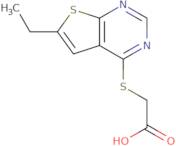 (6-Ethyl-thieno[2,3-d]pyrimidin-4-ylsulfanyl)-acetic acid