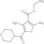 Ethyl 2-amino-4-methyl-5-(morpholine-4-carbonyl)thiophene-3-carboxylate