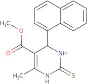 methyl 6-methyl-2-naphthyl-4-thioxo-2H,3H,5H-3,5-diazinecarboxylate