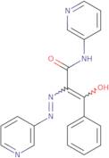 3-Oxo-3-phenyl-N-(pyridin-3-yl)-2-[2-(pyridin-3-yl)hydrazin-1-ylidene]propanamide