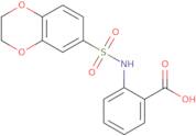 2-(2,3-Dihydro-1,4-benzodioxine-6-sulfonamido)benzoic acid