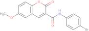 N-(4-Bromophenyl)-6-methoxy-2-oxo-2H-chromene-3-carboxamide