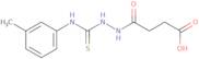 4-Oxo-4-[2-(3-toluidinocarbothioyl)hydrazino]butanoic acid