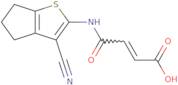 3-(3-Cyano-5,6-dihydro-4H-cyclopenta[b]thiophen-2-ylcarbamoyl)-acrylic acid