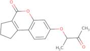 7-[(3-Oxobutan-2-yl)oxy]-1H,2H,3H,4H-cyclopenta[C]chromen-4-one