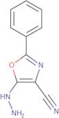 5-Hydrazinyl-2-phenyl-1,3-oxazole-4-carbonitrile