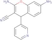 2,7-Diamino-4-pyridin-3-yl-4H-chromene-3-carbonitrile