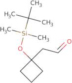 2-{1-[(tert-Butyldimethylsilyl)oxy]cyclobutyl}acetaldehyde