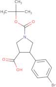 4-(4-Bromo-phenyl)-pyrrolidine-1,3-dicarboxylic acid 1-tert-butyl ester