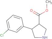 Methyl 4-(3-chlorophenyl)pyrrolidine-3-carboxylate