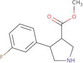 Methyl 4-(3-fluorophenyl)pyrrolidine-3-carboxylate