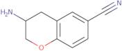 3-Aminochroman-6-carbonitrile