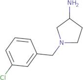 1-[(3-Chlorophenyl)methyl]pyrrolidin-3-amine