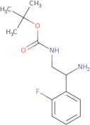 tert-Butyl N-[2-amino-2-(2-fluorophenyl)ethyl]carbamate