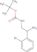 [2-Amino-2-(2-bromo-phenyl)-ethyl]-carbamic acid tert-butyl ester