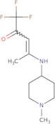 (3E)-1,1,1-Trifluoro-4-[(1-methylpiperidin-4-yl)amino]pent-3-en-2-one