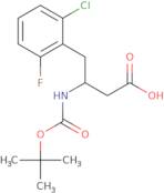 3-(Boc-amino)-4-(2-chloro-6-fluorophenyl)butyric acid