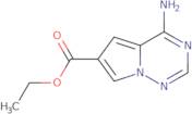 Ethyl 4-aminopyrrolo[2,1-F][1,2,4]triazine-6-carboxylate