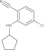 4-Chloro-2-(cyclopentylamino)benzonitrile