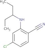 4-Chloro-2-[(pentan-3-yl)amino]benzonitrile