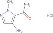 4-Amino-1-methyl-1H-pyrazole-5-carboxamide hydrochloride