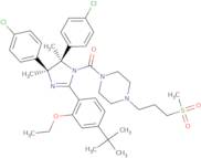 ((4S,5R)-2-(4-(tert-Butyl)-2-ethoxyphenyl)-4,5-bis(4-chlorophenyl)-4,5-dimethyl-4,5-dihydro-1H-imidazol-1-yl)(4-(3-(methylsulfonyl)p ropyl)piperazin-1-yl)methanone