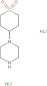 1-​(Tetrahydro-​1,​1-​dioxido-​2H-​thiopyran-​4-​yl)​-​piperazine hydrochloride