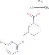 3-(4-Chloro-pyrimidin-2-yloxymethyl)-piperidine-1-carboxylic acid tert-butyl ester