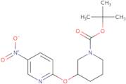 tert-Butyl 3-[(5-nitropyridin-2-yl)oxy]piperidine-1-carboxylate