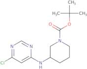 3-(6-Chloro-pyrimidin-4-ylamino)-piperidine-1-carboxylic acid tert-butyl ester