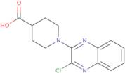 1-(3-Chloroquinoxalin-2-yl)piperidine-4-carboxylic acid