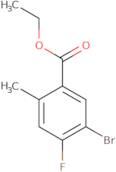 Ethyl 5-bromo-4-fluoro-2-methylbenzoate
