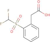 2-(2-Difluoromethanesulfonylphenyl)acetic acid