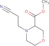 Methyl 4-(2-cyanoethyl)morpholine-3-carboxylate