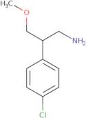 2-(4-Chlorophenyl)-3-methoxypropan-1-amine