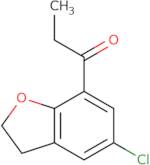 1-(5-Chloro-2,3-dihydro-1-benzofuran-7-yl)propan-1-one