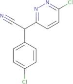 2-(4-Chlorophenyl)-2-(6-chloropyridazin-3-yl)acetonitrile