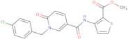 Methyl 3-({[1-(4-chlorobenzyl)-6-oxo-1,6-dihydro-3-pyridinyl]carbonyl}amino)-2-thiophenecarboxylate